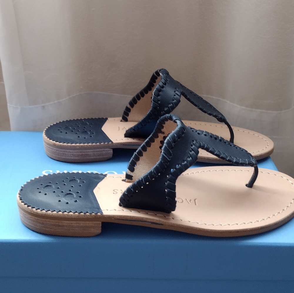 Jack Rogers Jackie Sandals Midnight Blue